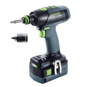 (45 Nm) Akumuliatorinis suktuvas "Festool T18"+(2 akum) 