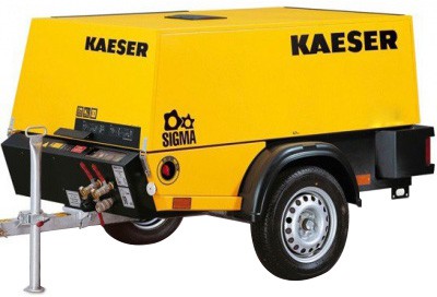 (4300L/min, 8 bar) Mobilus dyzelinis oro kompresorius "KAESER M43"