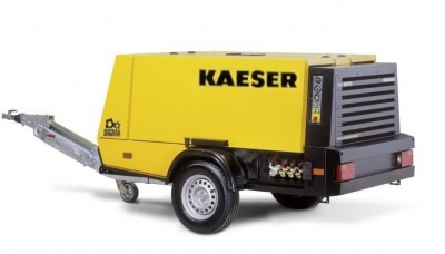 (10000L/min, 7 bar) Mobilus dyzelinis oro kompresorius "KAESER M100"
