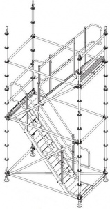 Modulinė laiptinė (h/m)