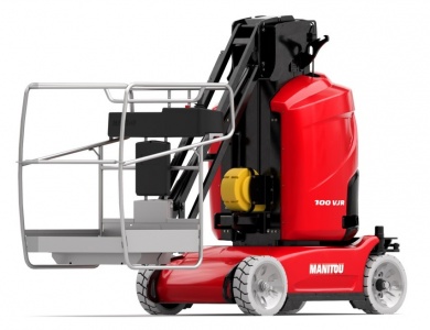 ( 9,9m) Akumuliatorinis teleskopinis keltuvas "Manitou 100VJR"