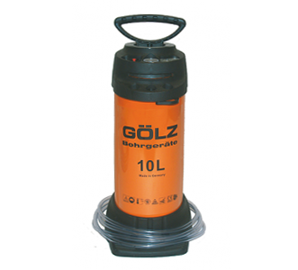 Slėginis vandens bakas su žarna "GOLZ-10L"
